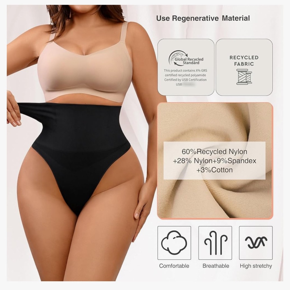 FeelinGirl Tummy Control Shapewear Thong for Women Shaping pantie new never worn